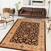 handmade Traditional Kafkaz Brown Tan Hand Knotted RECTANGLE 100% WOOL area rug 10 x 14